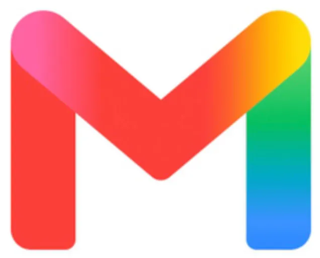 gmail new logo close up
