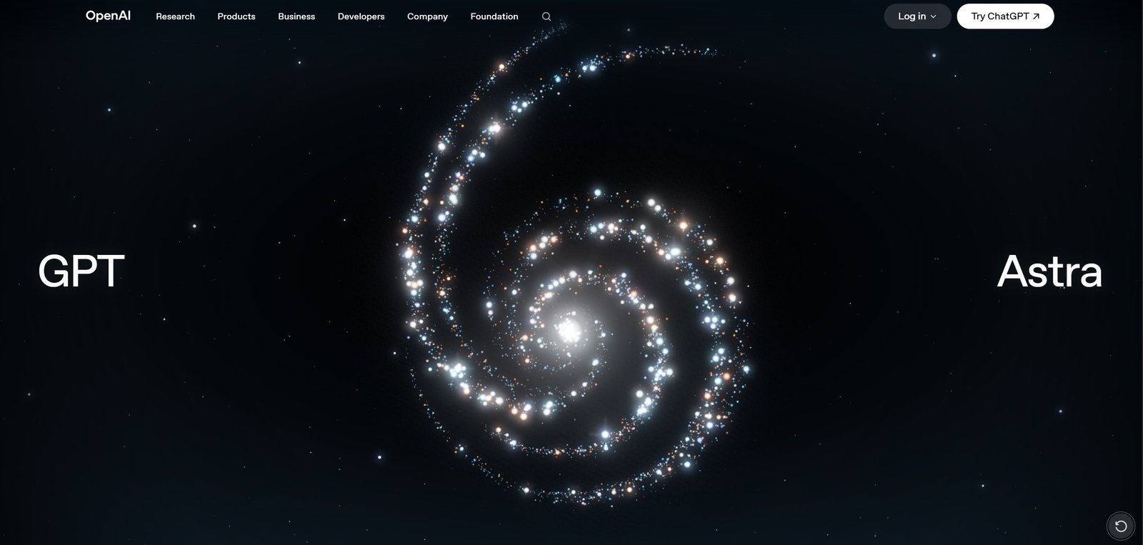 OpenAI ChatGPT 6 Astra website screenshot